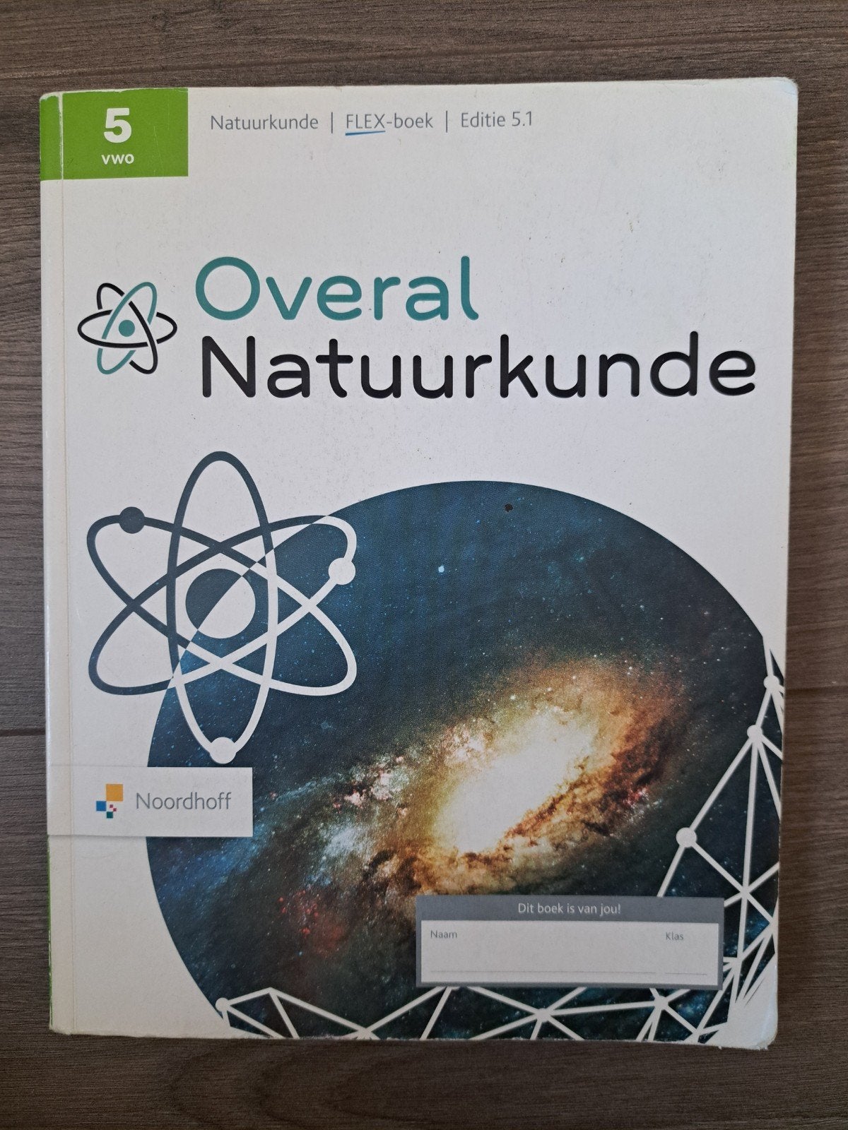 Overal Natuurkunde 5 VWO 5.1 flexboek - niet in geschreven, Boeken, Roberts Bouwens, Paul Doorschot, Jan Frankemölle, Ophalen of Verzenden