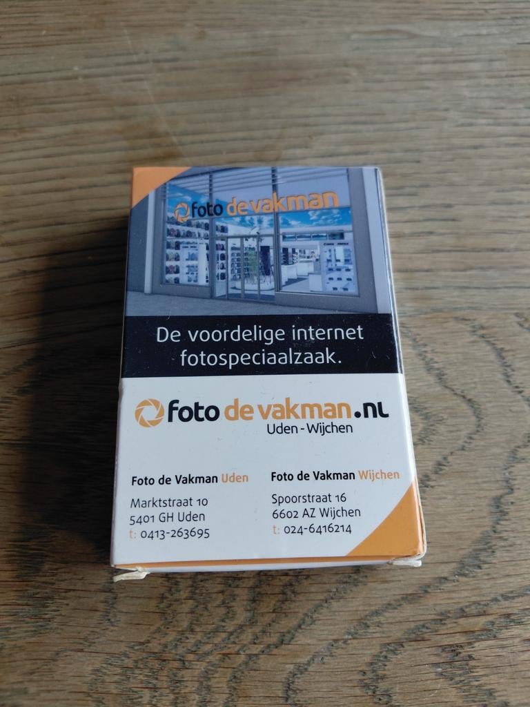 Speelkaarten van Foto de Vakman., Vijf spelers of meer, Ophalen of Verzenden, Zo goed als nieuw