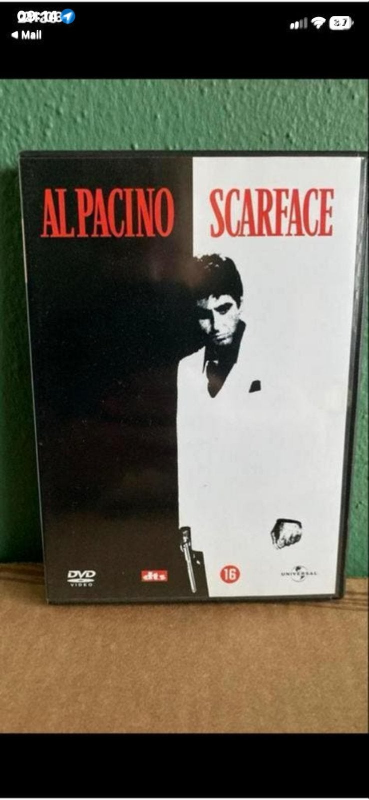 Scarface DVD - Al Pacino Misdaadfilm, Cd's en Dvd's, Dvd's | Thrillers en Misdaad, Gebruikt, Maffia en Misdaad, Vanaf 16 jaar