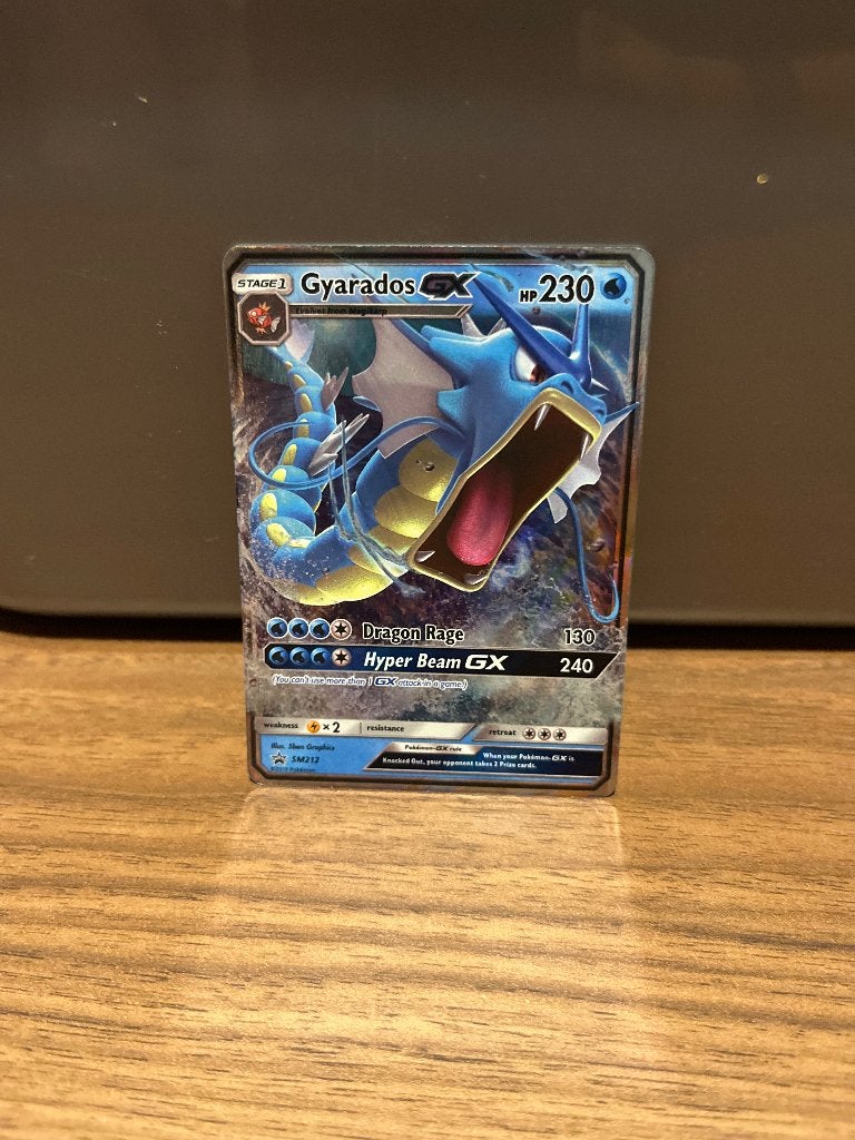 Gyarados GX Promo Kaart Pokémon TCG, Ophalen, Zo goed als nieuw, Losse kaart