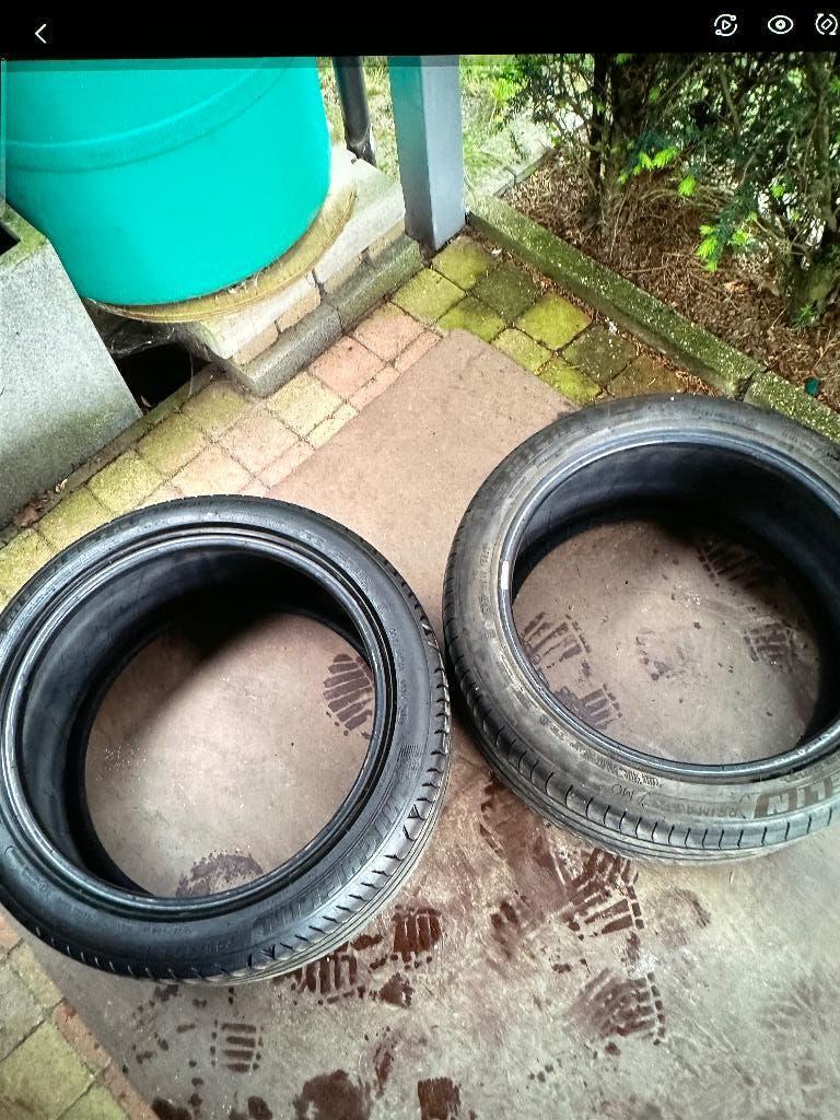 2 MICHELIN PRIMACY 4 BREEDSET ACHTERBANDEN MOET NU WEG, Ophalen of Verzenden
