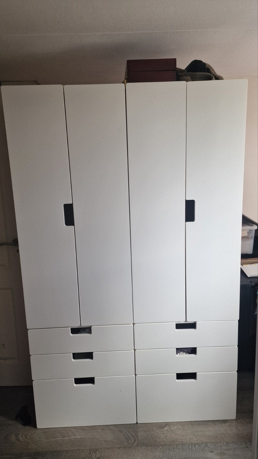2x IKEA Stuva kledingkast wit, voor bijvoorbeeld kinderkamer, Ophalen, 50 tot 100 cm, Zo goed als nieuw, 150 tot 200 cm