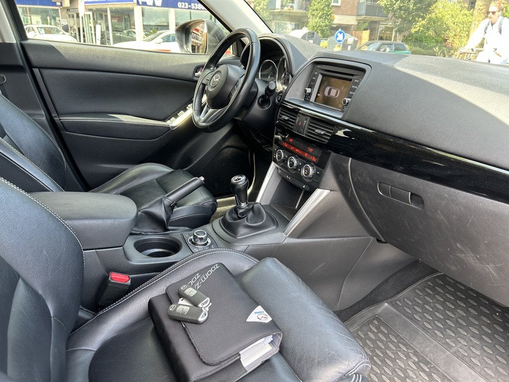 Mazda CX-5 2.0 TS+ Lease Pack 2WD leer airco/ecc navigatie a, Voorwielaandrijving, Euro 5, Zwart, 4 cilinders