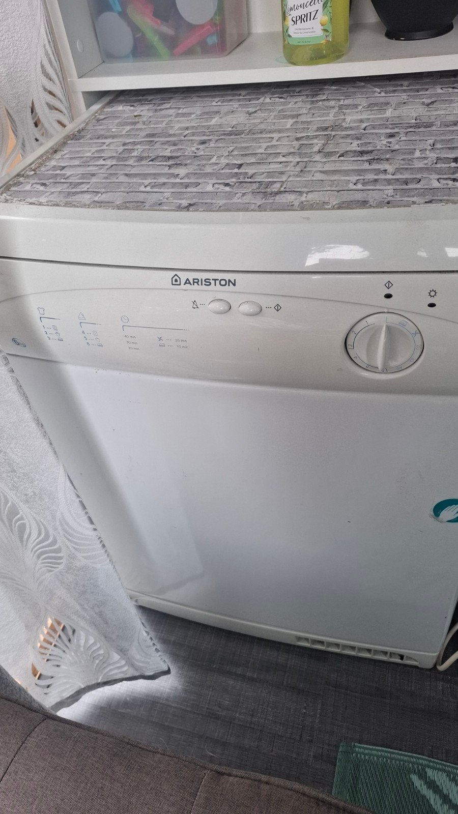 Ariston condensdroger met kast, Witgoed en Apparatuur, Ophalen, Gebruikt