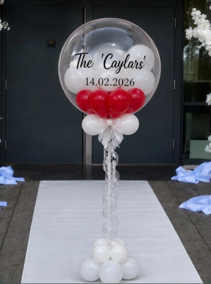 POP-UP Ballon Decoratie voor Huwelijksluiting, Ophalen of Verzenden, Nieuw, Feestartikel, Geboorte of Huwelijk