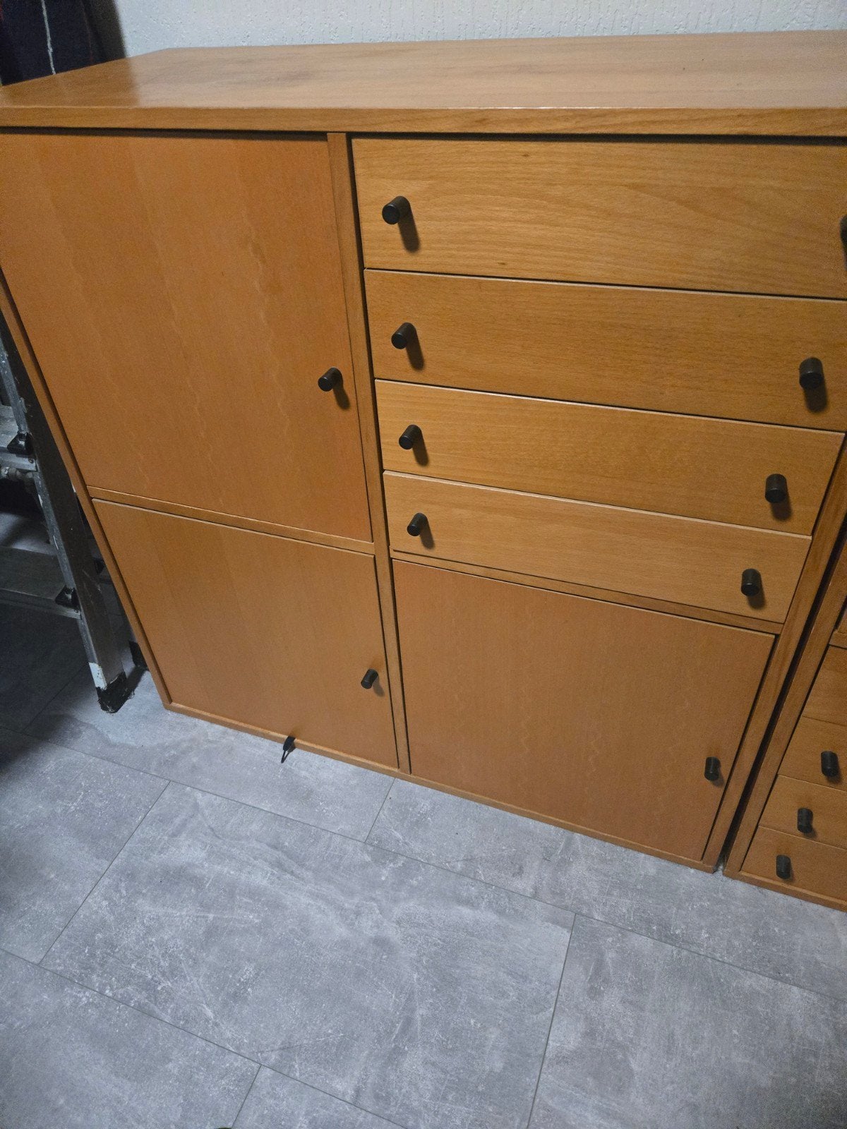 2 Ikea ladekasten met deuren gratis op te halen, Huis en Inrichting, Kasten | Dressoirs, Gebruikt, 25 tot 50 cm, Overige houtsoorten