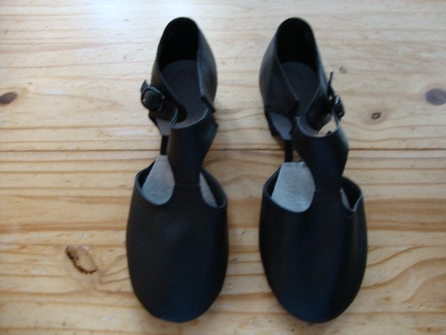 Nieuwe zwarte splitzool dansschoenen, maat 40, Ophalen of Verzenden, Nieuw, Overige typen