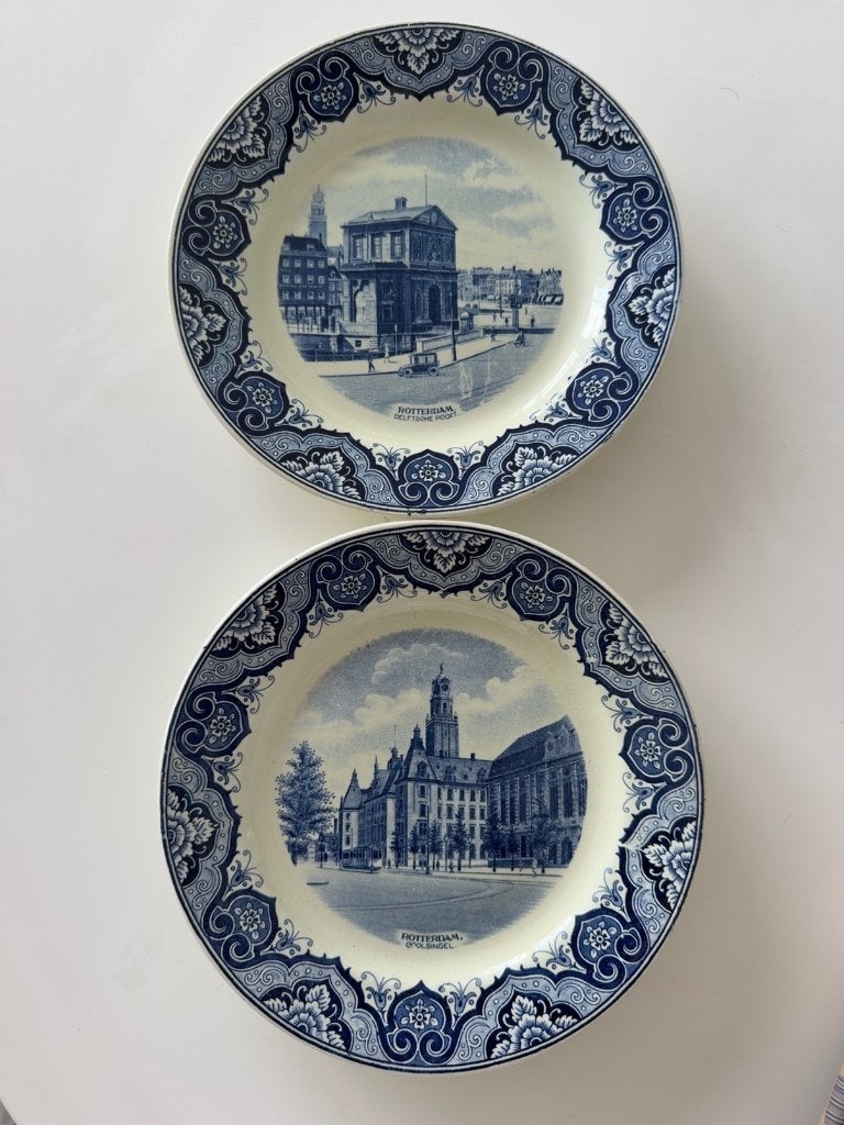 Société Céramique Maastricht wandborden “Mooi Nederland”, Antiek en Kunst, Ophalen of Verzenden