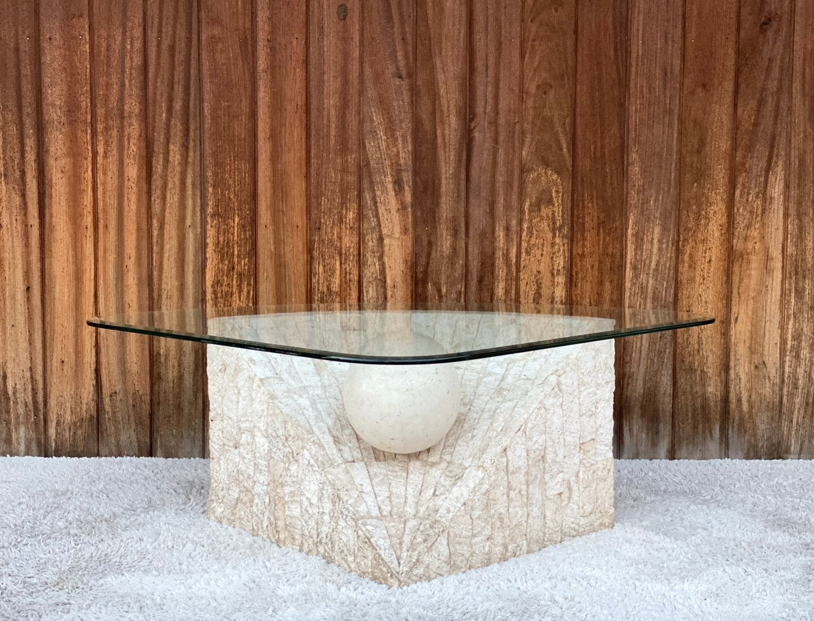 Vintage mactanstone coffeetable, Antiek en Kunst, Ophalen