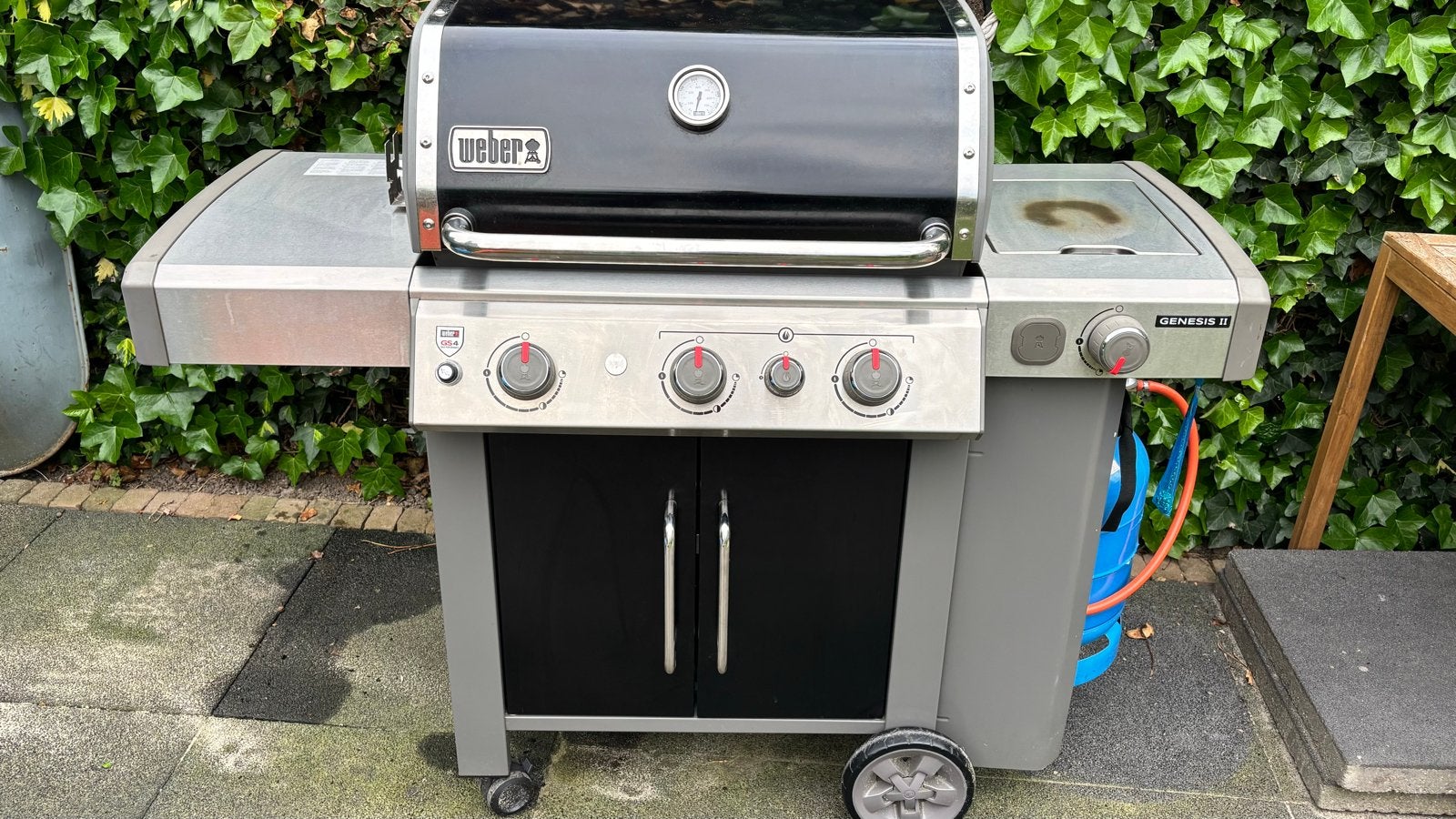 Weber Genesis II E-310 GBS Gasbarbecue met Rotisserie en iGr, Ophalen, Gebruikt