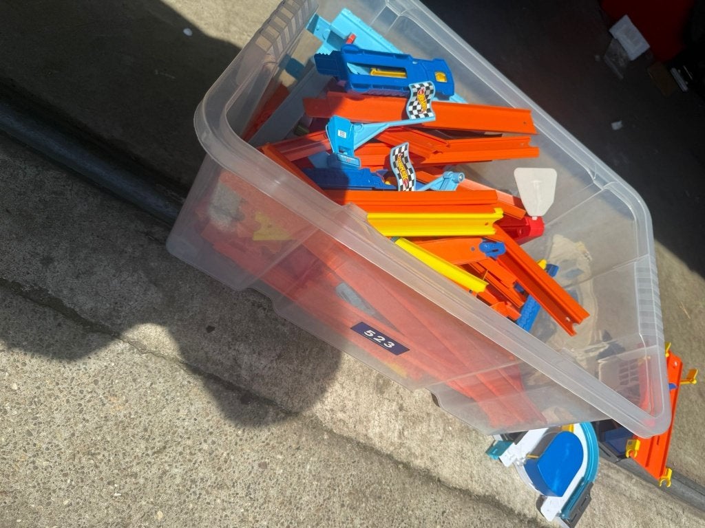 hotwheels banen, Ophalen of Verzenden, Gebruikt, Handmatig, Hot Wheels