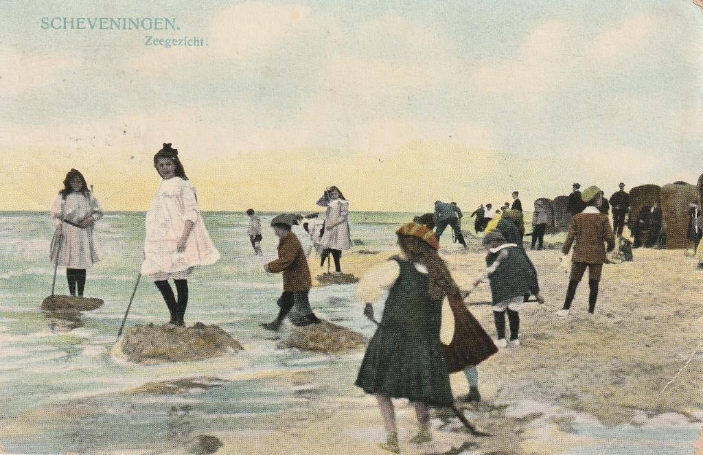 09339 Scheveningen - Zeegezicht, Verzenden, Voor 1920, Gelopen, Zuid-Holland