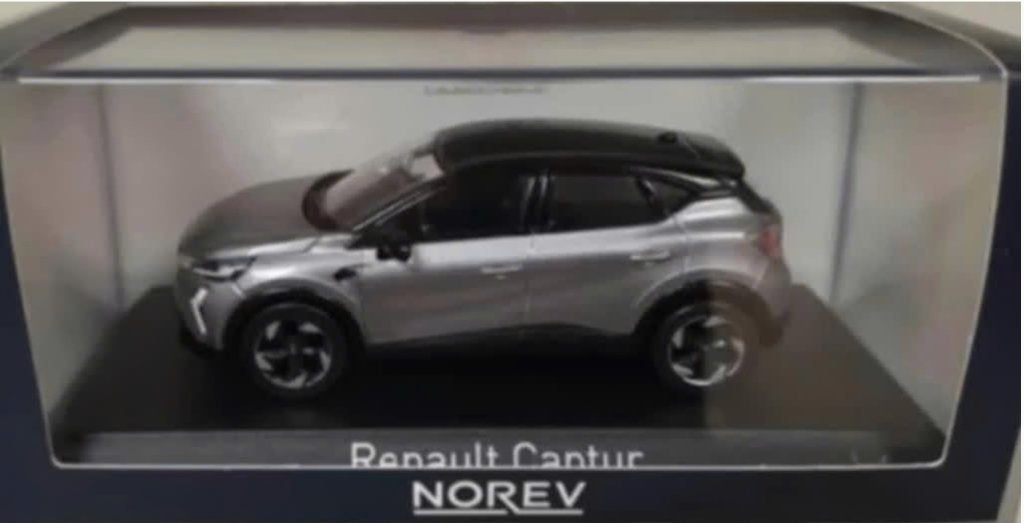Renault Captur 1:43 Oyster Grijs /zwart '24 NOREV Ref 517767, Verzenden, Nieuw, Auto, Norev