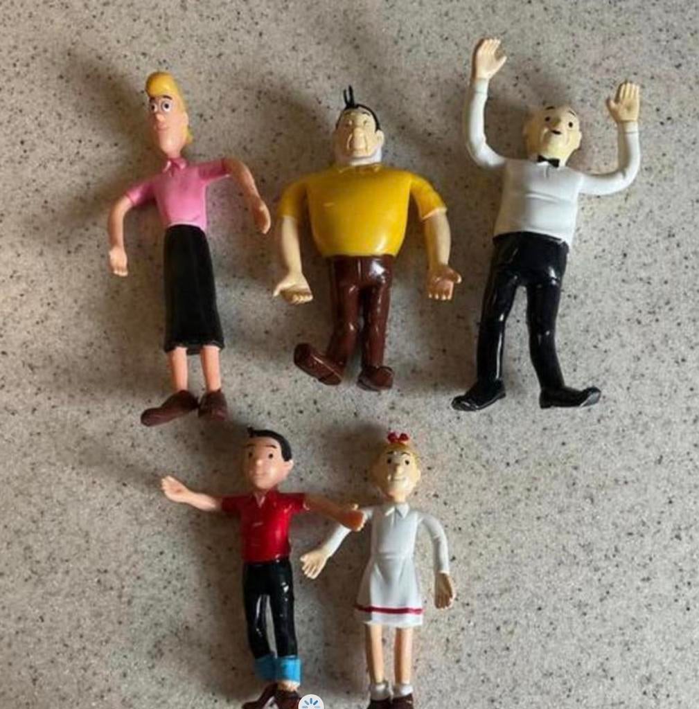 Suske, wiske, jerom, lambiek en tante sidonia, Verzamelen, Ophalen of Verzenden, Suske en Wiske, Zo goed als nieuw, Beeldje of Figuurtje