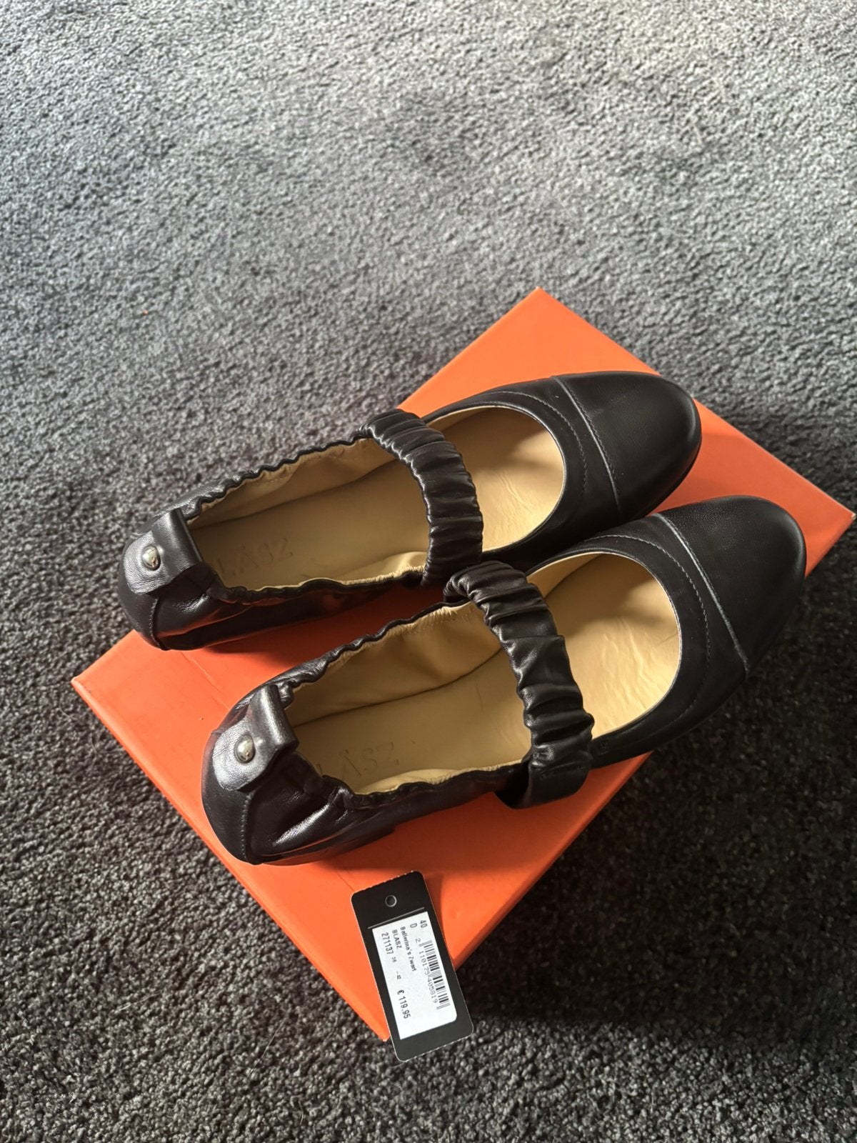 Zwarte ballerina’s, maat 40 , Blāsz, Ophalen of Verzenden, Nieuw