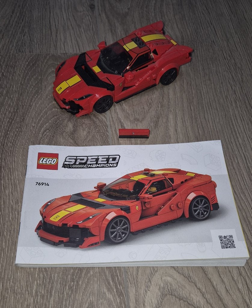 LEGO 76914 Speed Champions Ferrari 812 Competizione, Gebruikt, Verzenden, Lego, Speed Champions