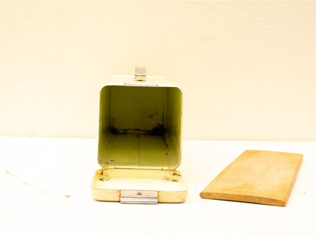 emaille koektrommel met plankje 30266, Ophalen of Verzenden