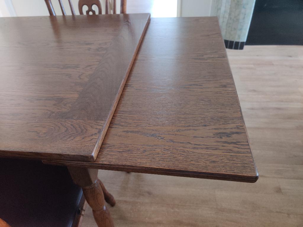 eettafel eiken, Huis en Inrichting, Tafels | Eettafels, Ophalen, Gebruikt, 100 tot 150 cm, Eikenhout