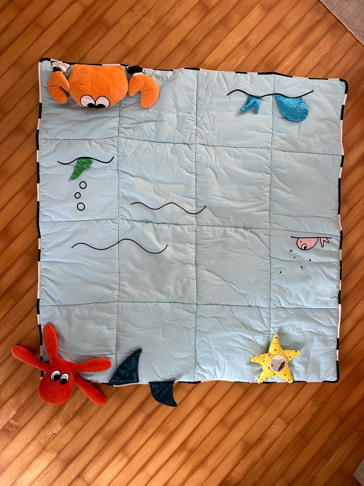 IKEA Speelkleed met zeedieren, Ophalen of Verzenden, Gebruikt, Speelkleed