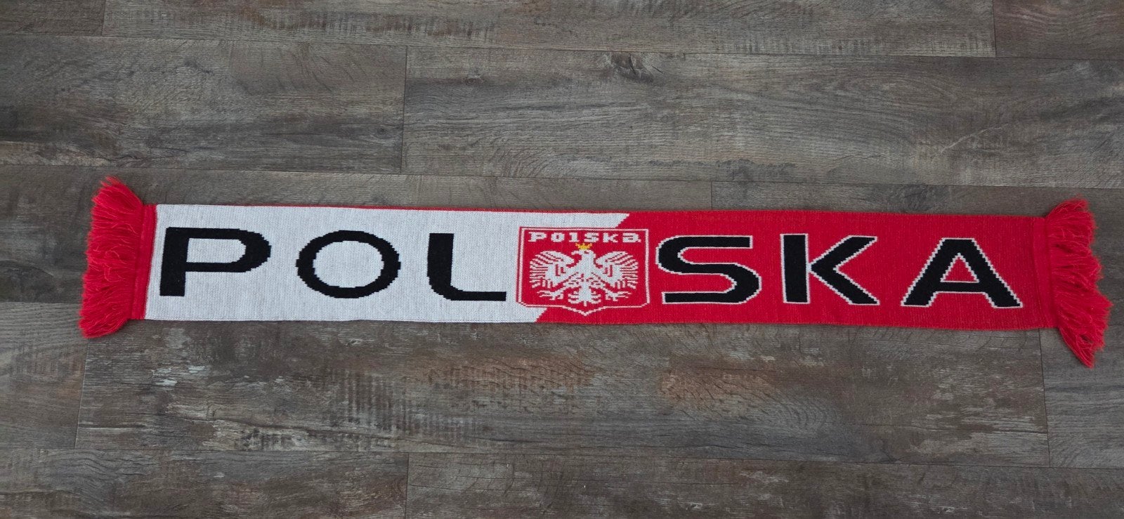 Sjaal Polen, Verzamelen, Sportartikelen en Voetbal, Ophalen of Verzenden, Zo goed als nieuw, Buitenlandse clubs, Vaantje of Sjaal