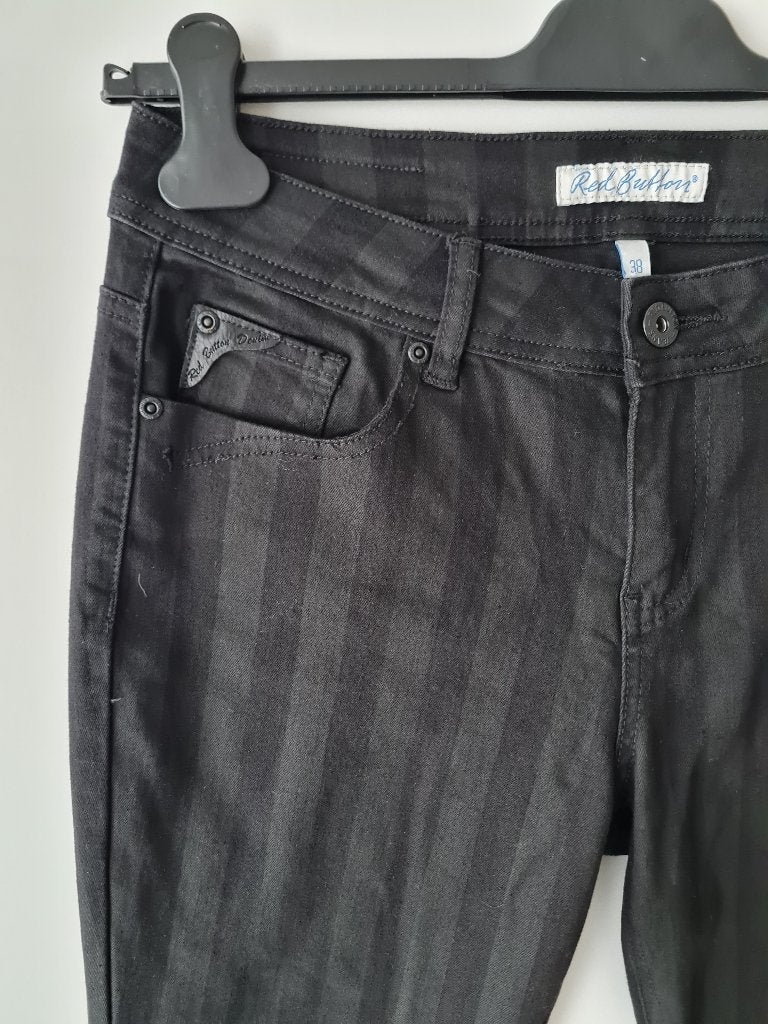 Red Button broek maat 38 model Martha zwart, Maat 38/40 (M), Zwart, Ophalen of Verzenden, Zo goed als nieuw
