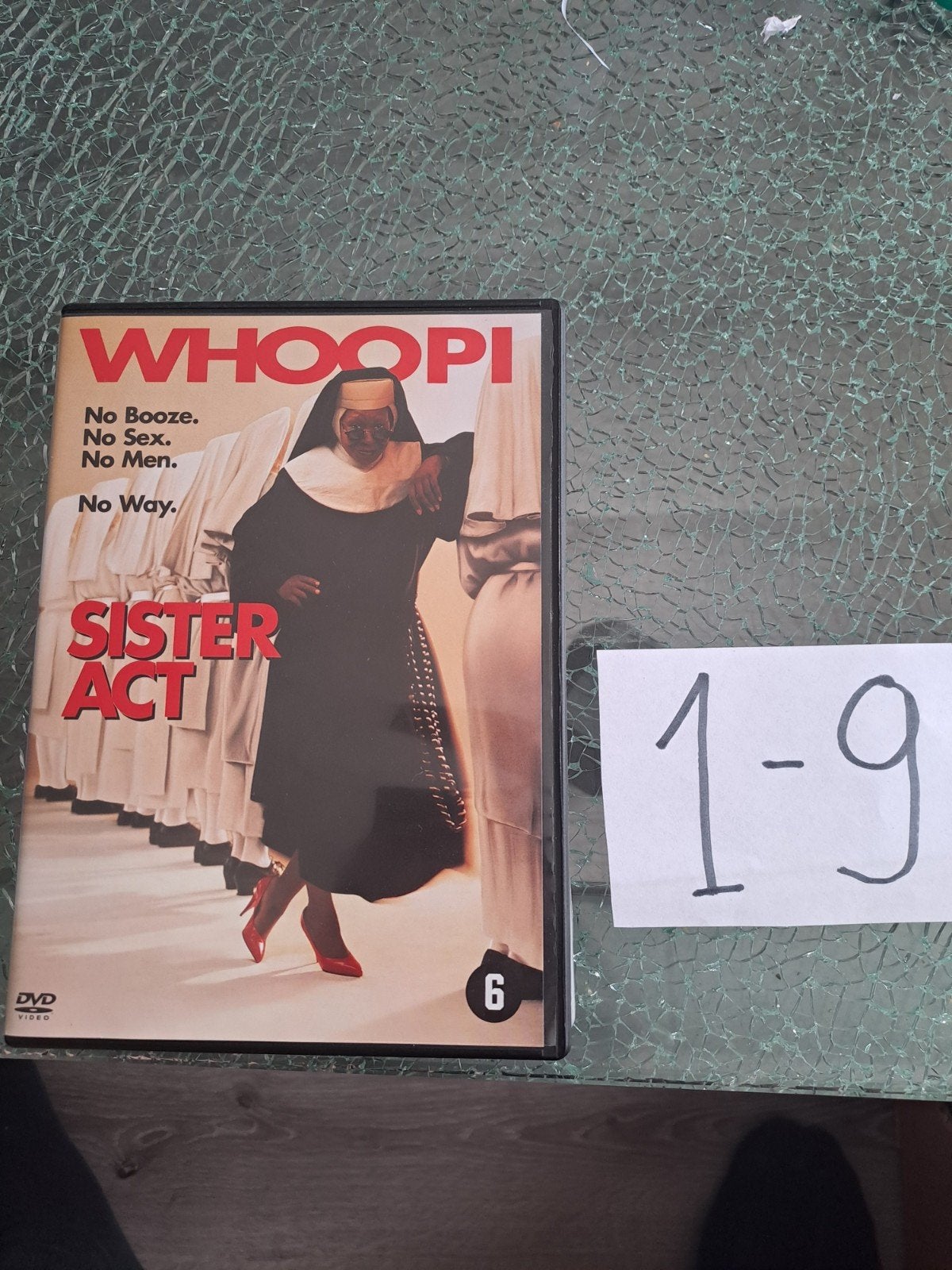 Sister Act - Whoopi Goldberg DVD, Ophalen of Verzenden, Vanaf 6 jaar, Gebruikt, Engels