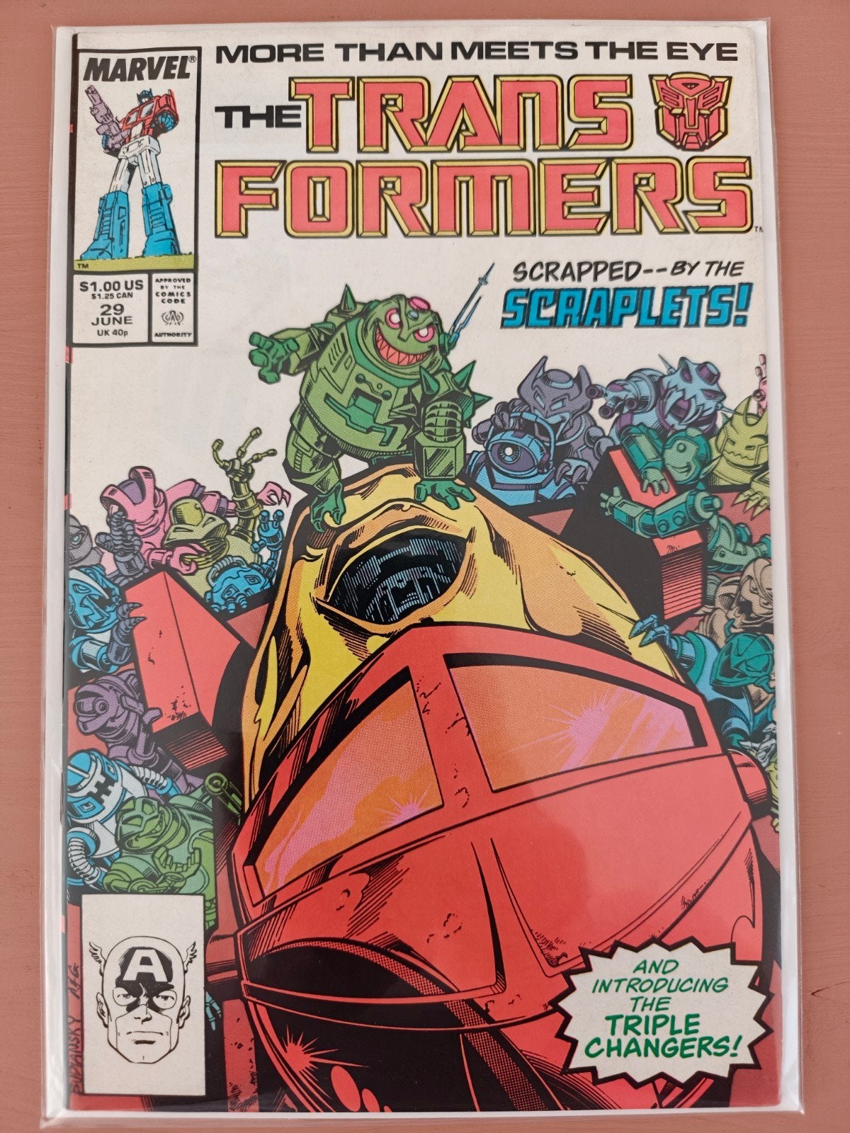Transformers #29 (1987)🔑, Boeken, Strips | Comics, Zo goed als nieuw, Eén comic, Amerika, Ophalen of Verzenden