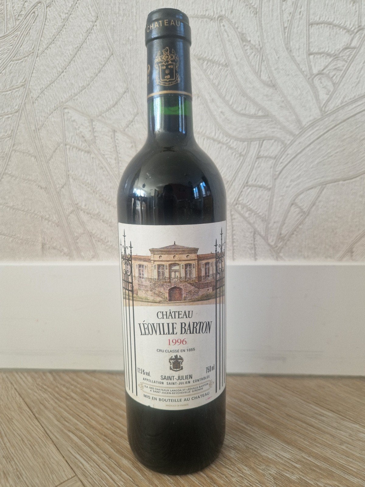 Château Léoville Barton 1996 - Saint-Julien Rode Wijn, Verzamelen, Ophalen of Verzenden, Gebruikt, Frankrijk, Rode wijn