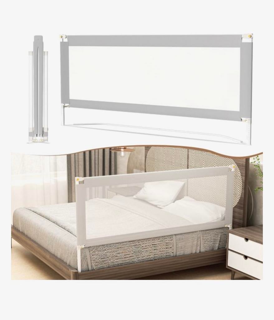 Opvouwbaar bedhekjes (2 stuks) - Veiligheid voor je kind, Ophalen, Overige typen, Nieuw, 115 cm of meer