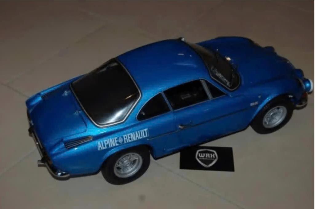 !! TOP DEAL !! 1:8 RENAULT ALPINE A110 blue Altaya BUILT WRH, Ophalen, Zo goed als nieuw, 1:5 t/m 1:8, Auto
