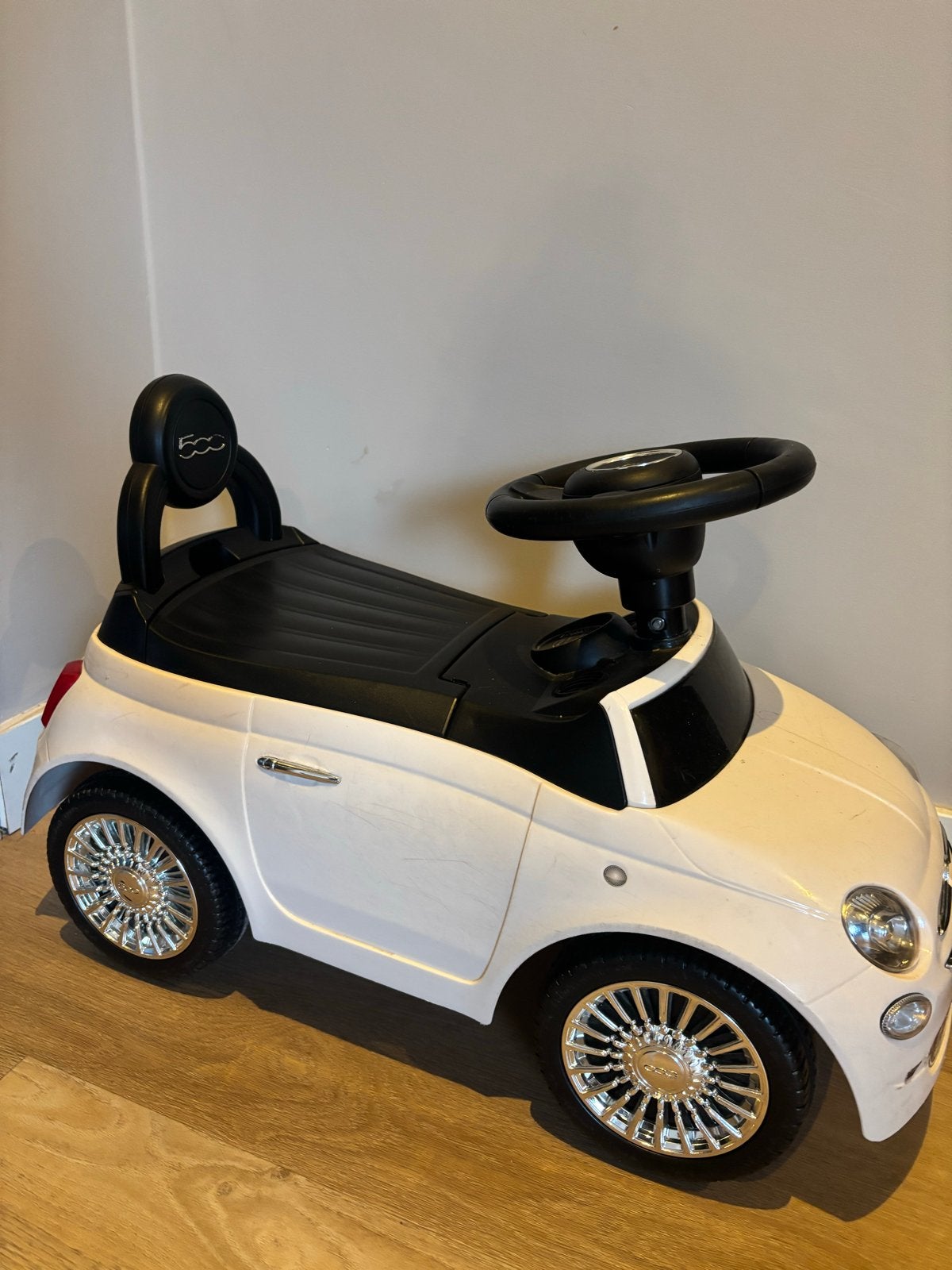 Fiat 500 loopauto voor kinderen - Wit, Ophalen, Gebruikt, Loopvoertuig
