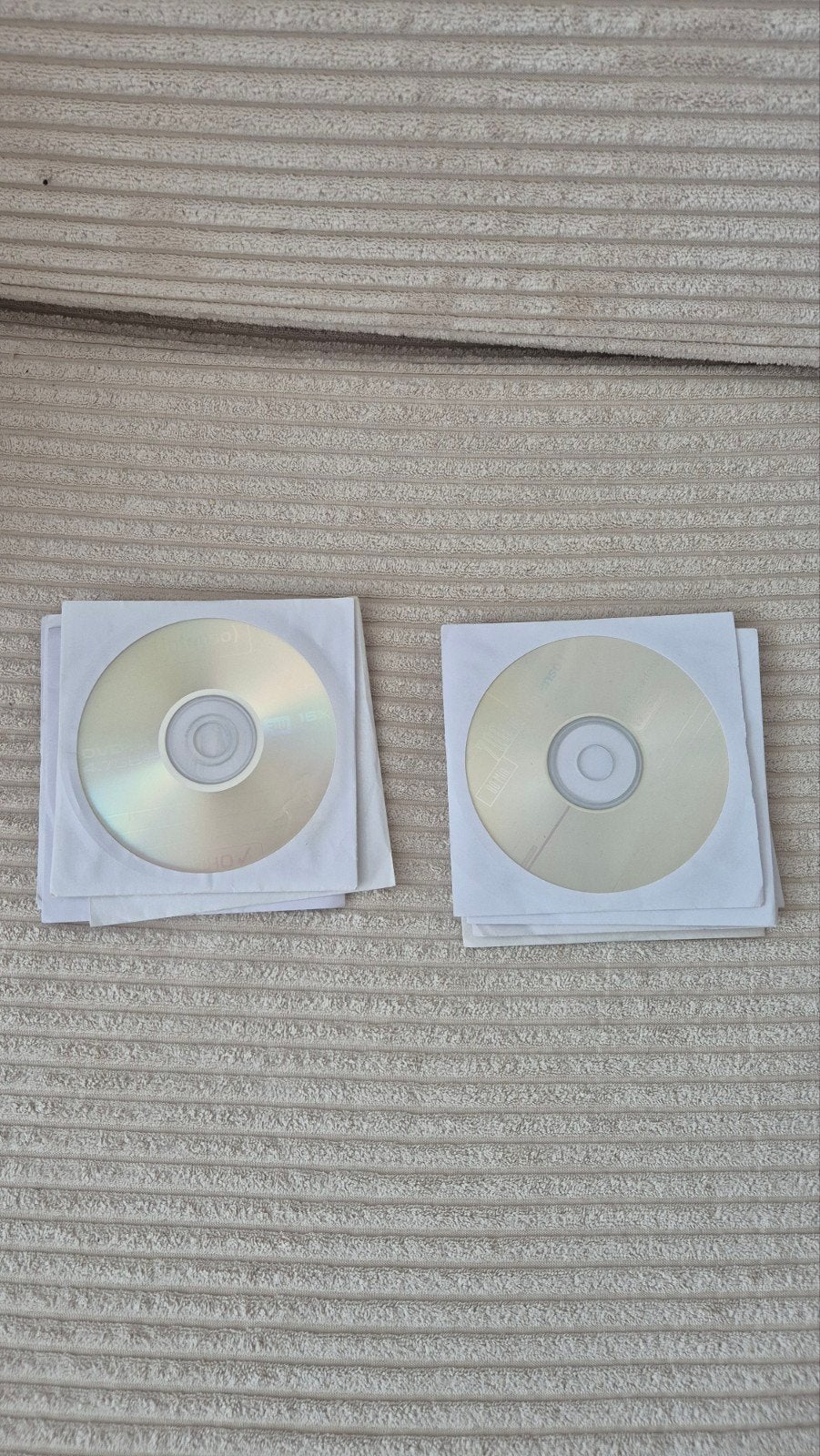 Cd's en dvd's om zelf te beschrijven, Ophalen, Dvd