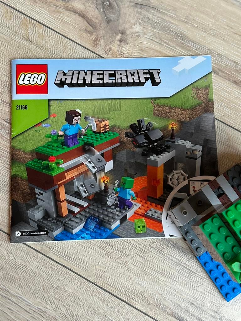 Lego 21166 Minecraft complete set, minifiguren, Ophalen of Verzenden, Zo goed als nieuw, Complete set, Lego