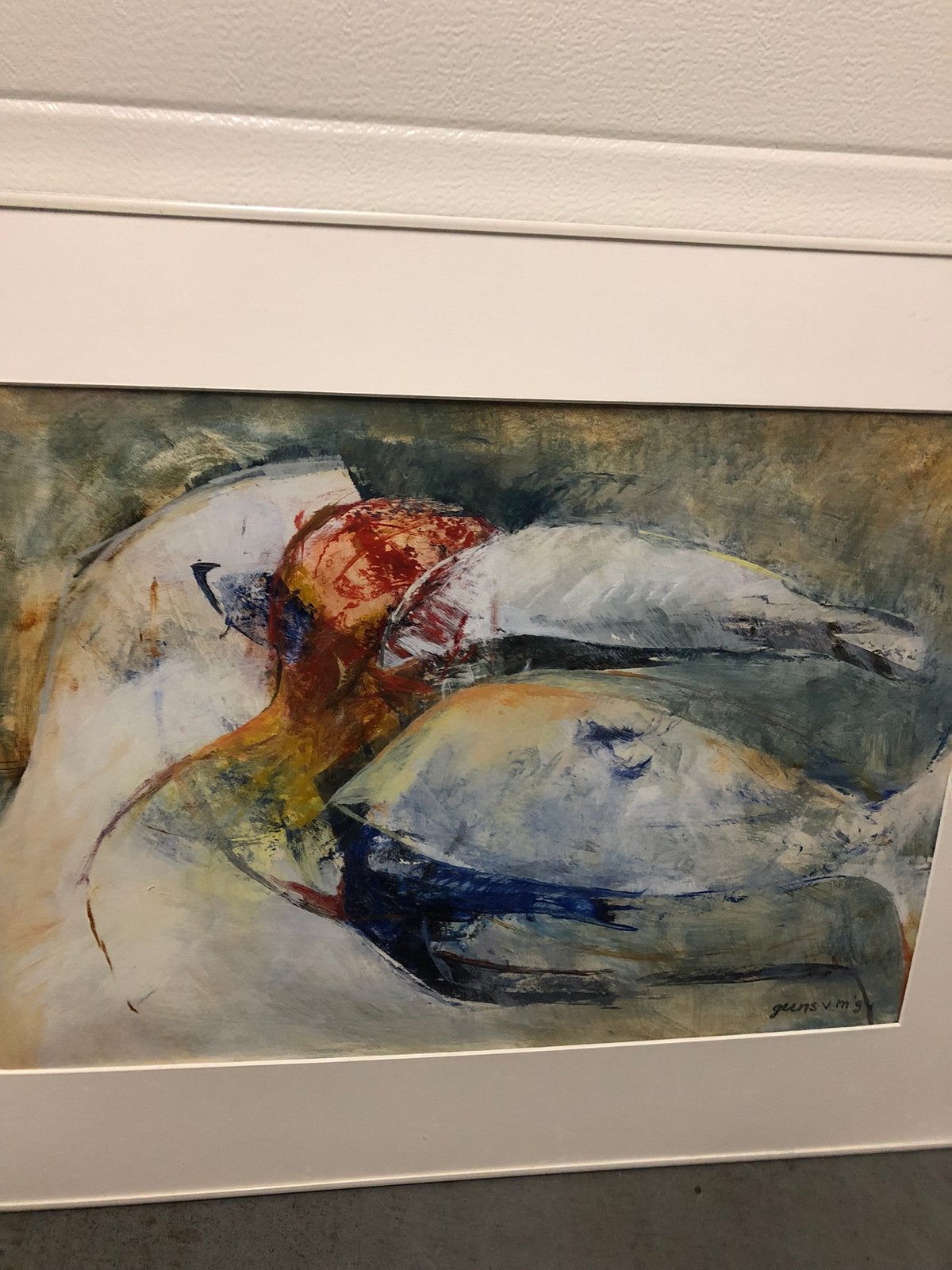 Modern schilderij, Ophalen