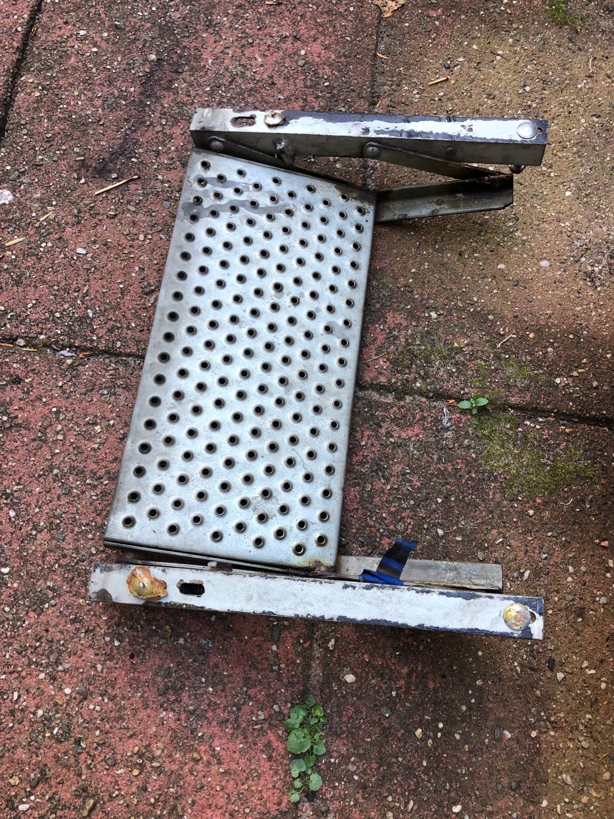Vintage opvouwbare trap voor caravan of camper, Ophalen of Verzenden, Gebruikt