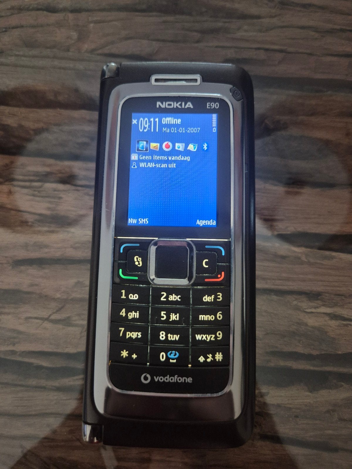 Nokia E90 Communicator in zeer goede staat, Telecommunicatie, Overige modellen, Zwart, Fysiek toetsenbord, 3 tot 6 megapixel