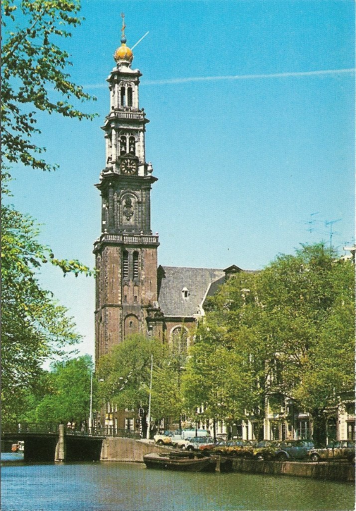 Ansichtkaart  	Amsterdam	Westertoren, Verzamelen, Verzenden, 1980 tot heden, Ongelopen, Noord-Holland