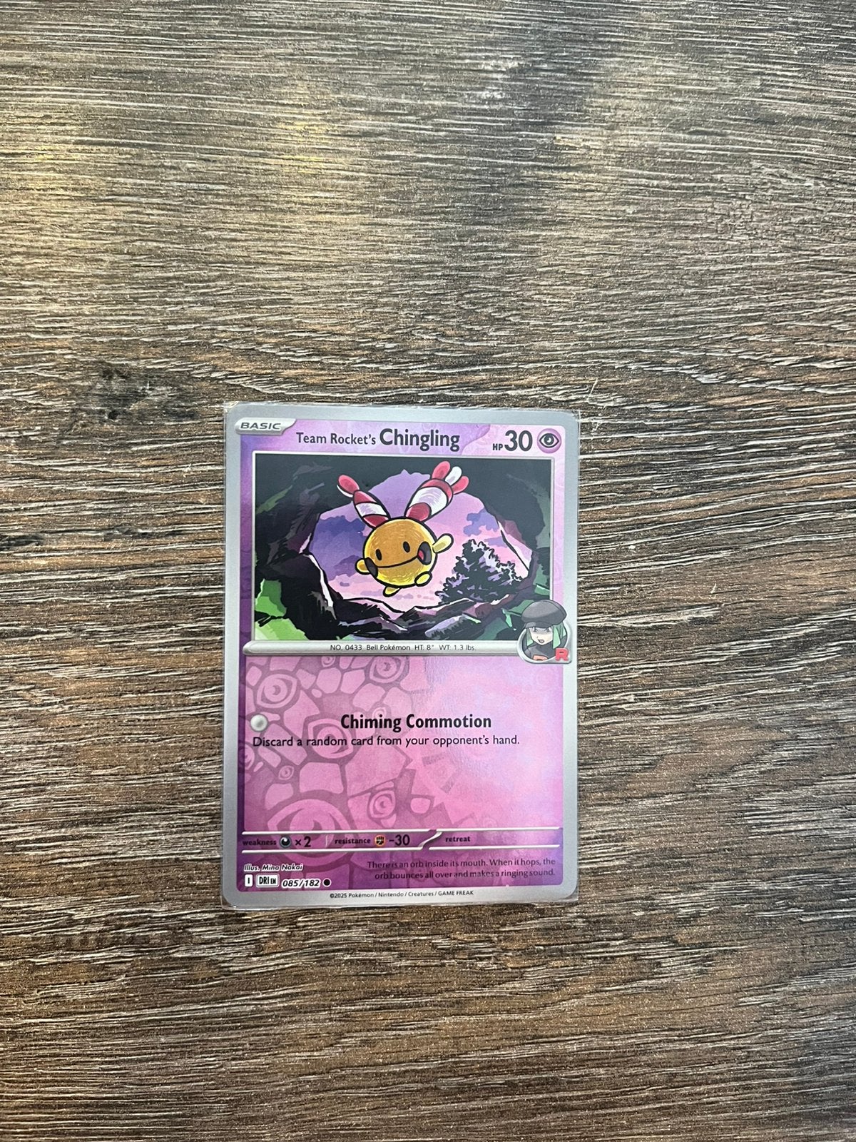 Team Rocket’s Chingling DRI 085/182 reverse holo, Ophalen of Verzenden, Zo goed als nieuw