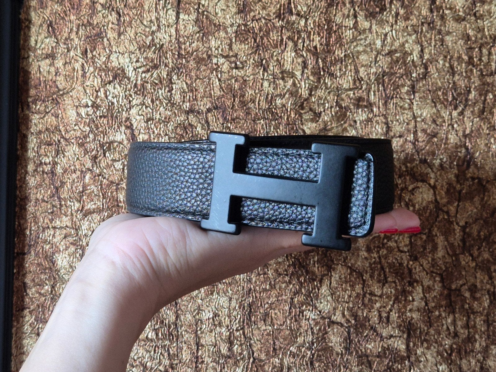Hermes riem leer, Kleding | Heren, Nieuw, Ophalen of Verzenden, 115 cm of meer, Echt leder