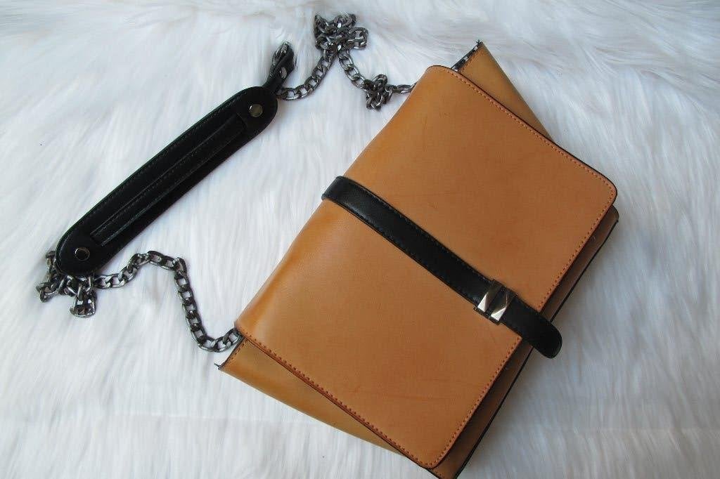 Shoulder strap handbag (Promod), Ophalen of Verzenden, Nieuw, Bruin, Schoudertasje