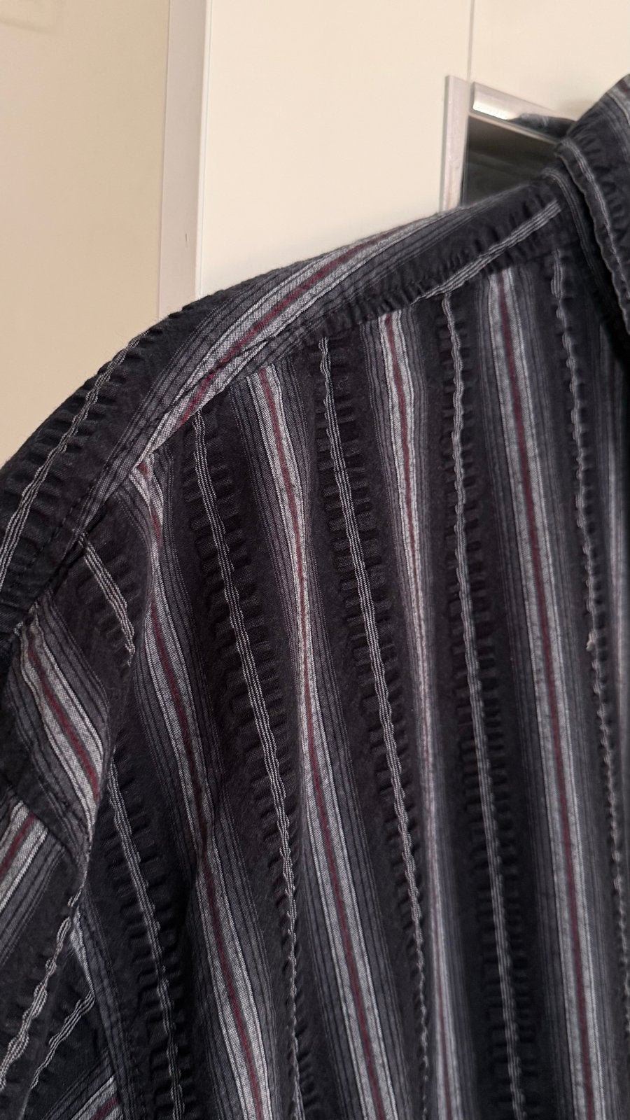 C&A Heren Overhemd - Zwart Gestreept - Maat 3XL, Kleding | Heren, Ophalen of Verzenden, Zo goed als nieuw, Overhemd