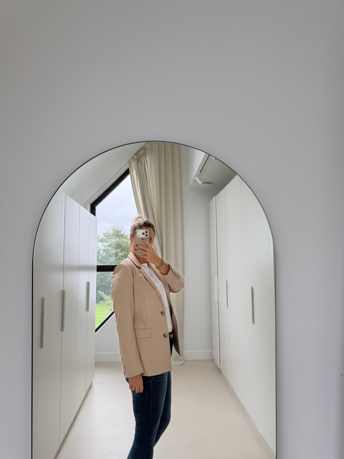 Zandkleurige blazer maat 38, Kleding | Dames, Ophalen of Verzenden, Zo goed als nieuw, Maat 38/40 (M), Beige