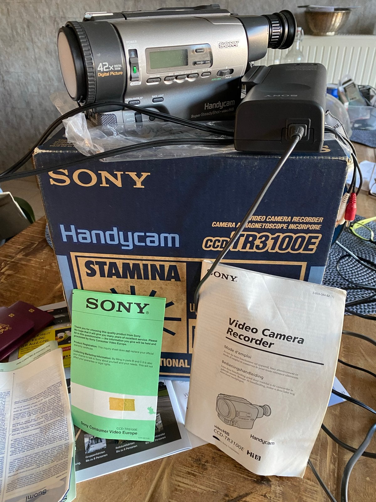 Sony Handycam CCD-TR3100E Video Camera Recorder, Ophalen, Hi 8, Camera