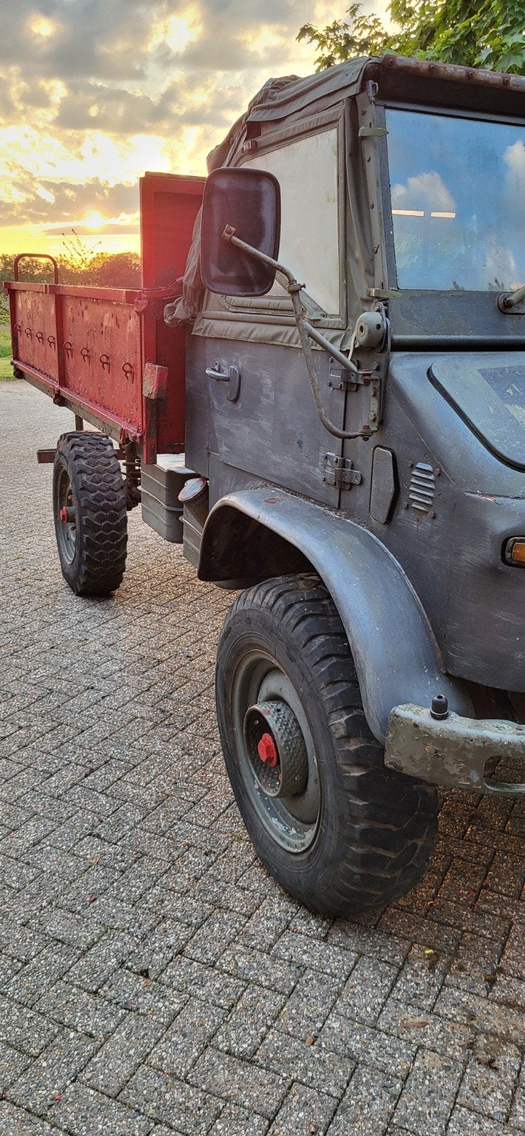 Unimog 404, Ophalen, Landmacht, Nederland