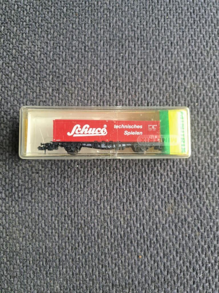 Minitrix wagon modelnr 13681 "schuco", Hobby en Vrije tijd, Modeltreinen | N-Spoor, Gebruikt, Minitrix, Trix, Wagon