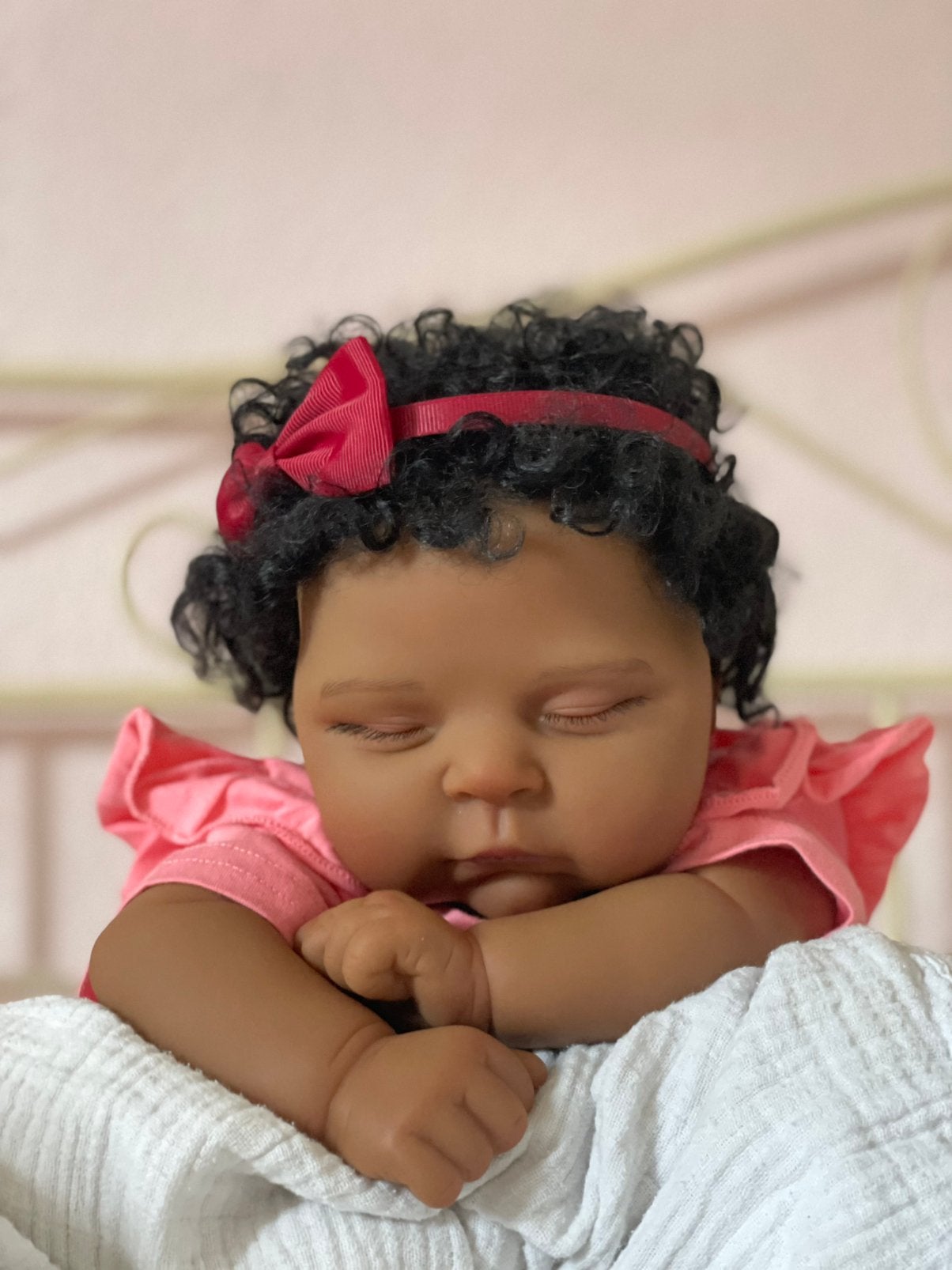Reborn baby pop, Ophalen of Verzenden, Zo goed als nieuw, Babypop, Levensecht of Reborn
