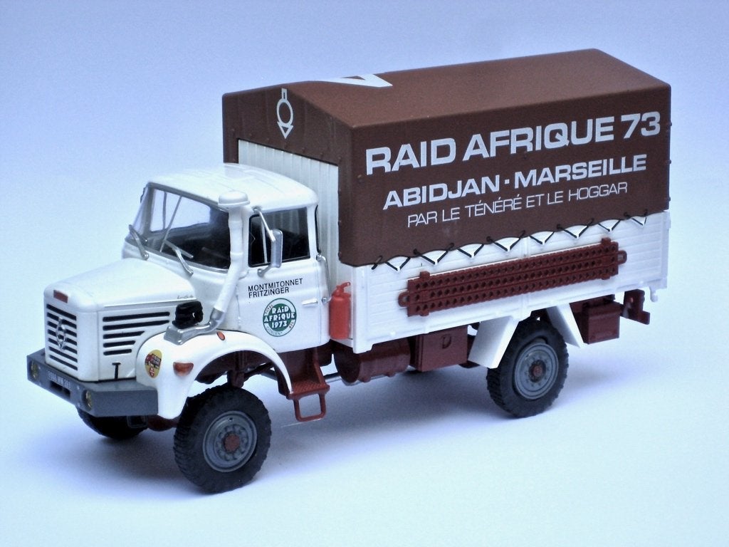 Berliet L 64 6/R 4x4 Raid Afrique Citroen 2CV Hachette 1:43, Ophalen of Verzenden, Nieuw, Bus of Vrachtwagen, Overige merken