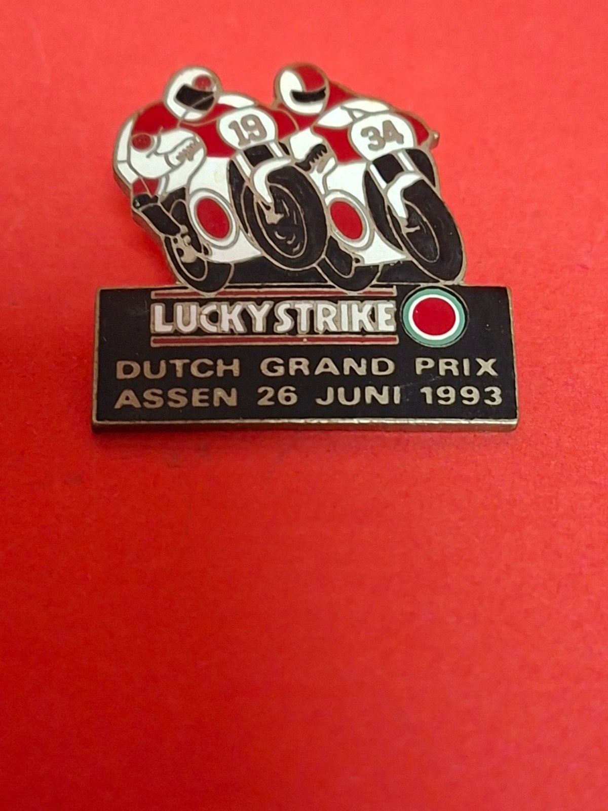 MOTOR PIN DUTCH TT ASSEN 1993, Verzamelen, Ophalen of Verzenden, Zo goed als nieuw, Sport