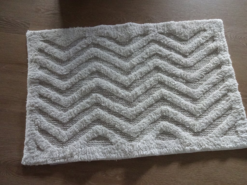 Badkamer mat(Douceur d'intérieur), zigzag patroon, nieuw, Nieuw, Ophalen of Verzenden, Badmat, Overige merken