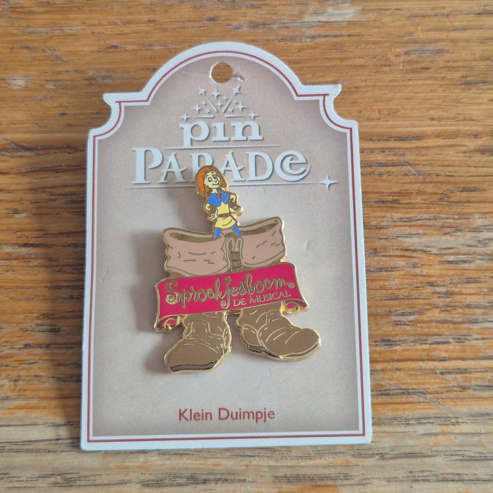 efteling pin klein duimpje, Ophalen of Verzenden, Button of Speldje